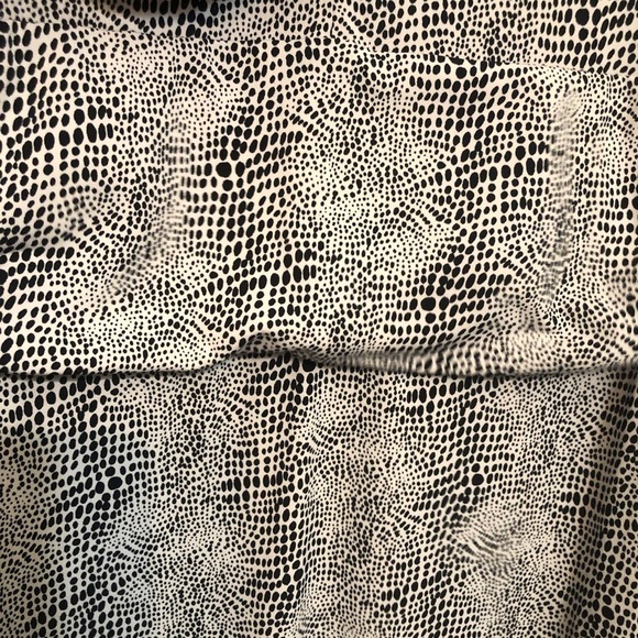 Vince Camuto size XL black & white print maxi dress sleeveless blouson … - Picture 3 of 7